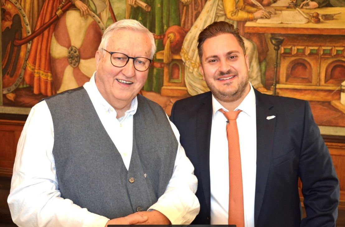 Premiere gelungen: Dr. Josef Zierden (li.) mit seinem Sohn Dr. Johannes Zierden, der die künstlerische Leitung des Festivals übernommen hat.