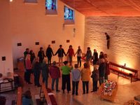 In der Erlebniskirche kann man Gemeinschaft erleben.