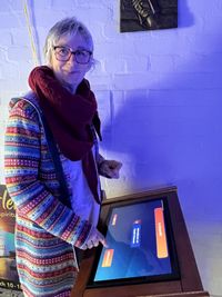 Uschi Grab am Terminal - es macht die LichtErlebnisKirche zu einem besonderen Ort.