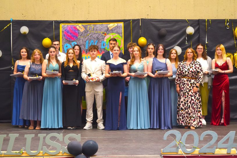 Abschlussklasse 10b.