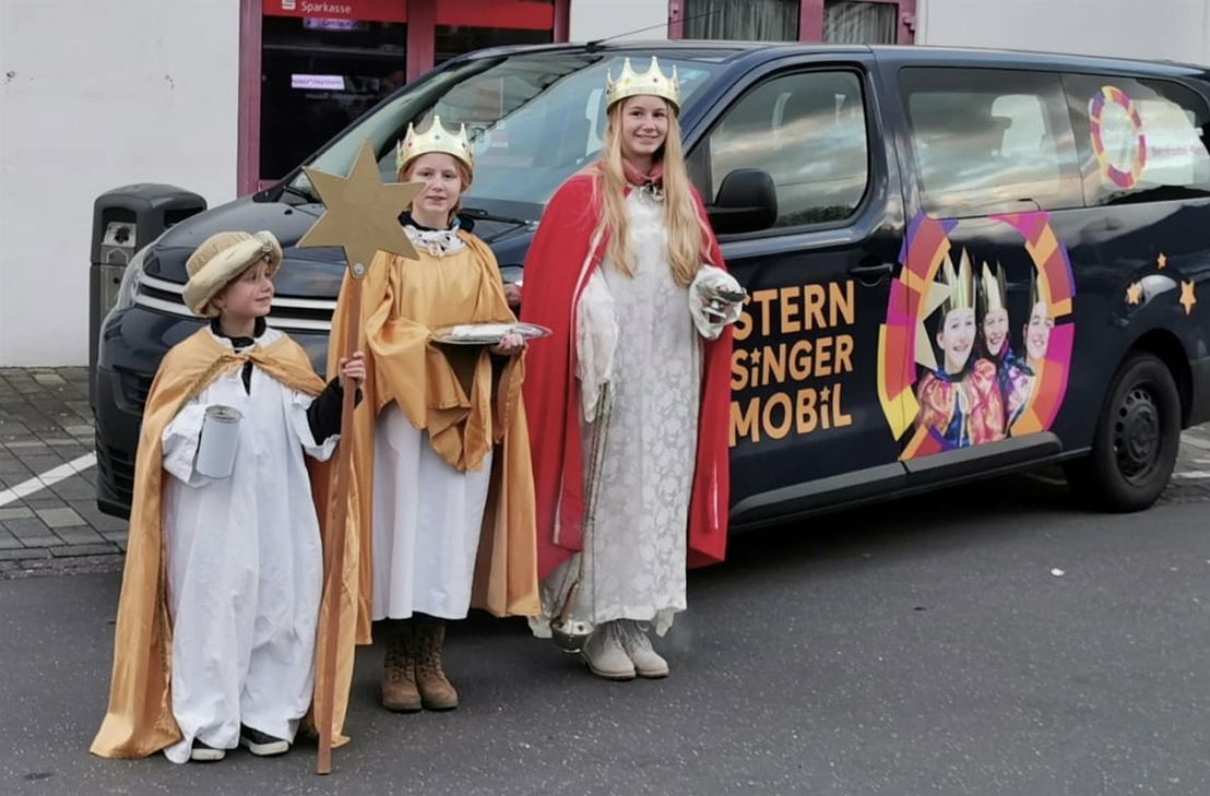 Neu entwickeltes Sternsingermobil im Pastoralen Raum Bernkastel-Kues