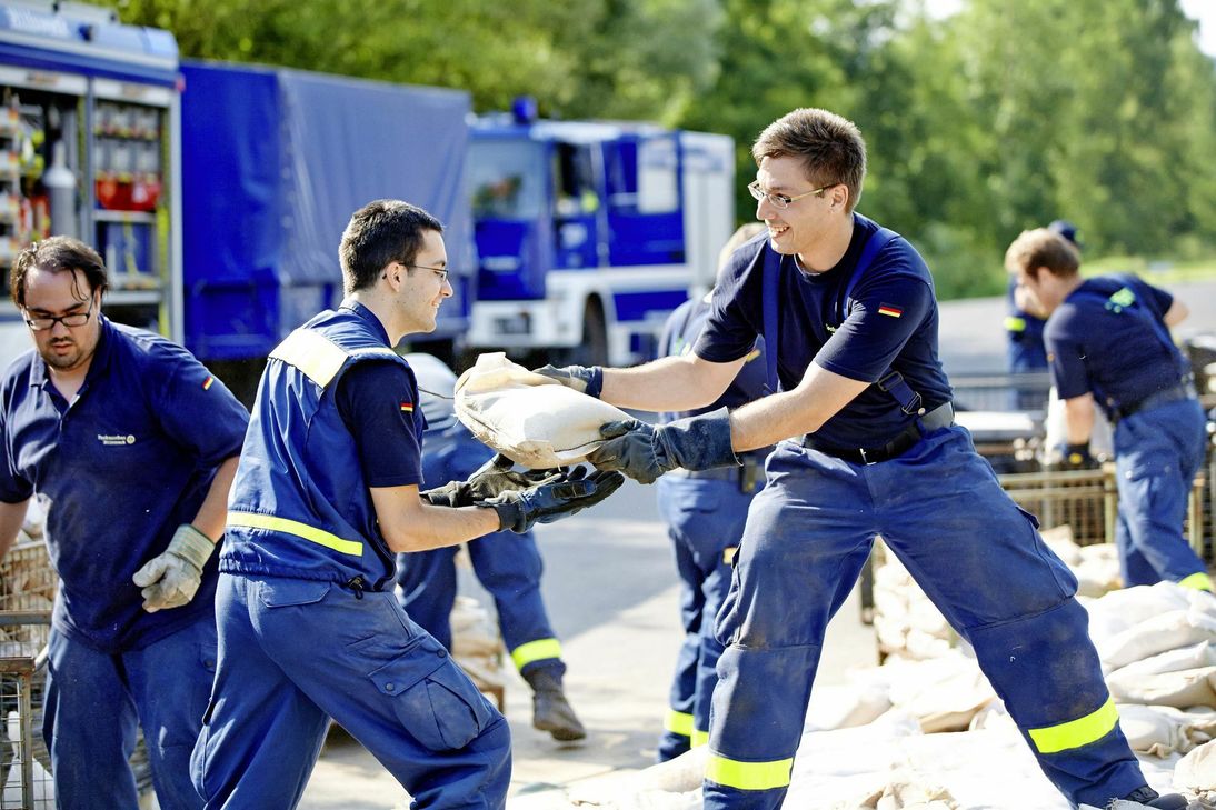 Das THW im Einsatz. Foto: Thomas Dorsch