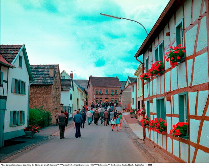 Mechernich: Ortsbegehung »Unser Dorf soll schöner werden« 1973.