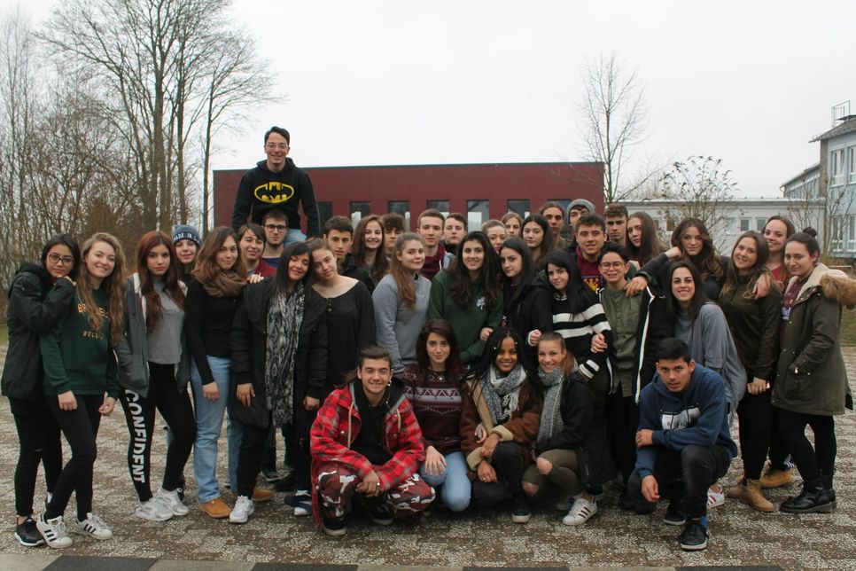 Schüler aus Italien und Frankreich besuchen zurzeit die Nordeifel. Im Mai geht es dann für die Monschauer Gymnasiasten nach Rom. Foto: Anna-Luisa Jansen