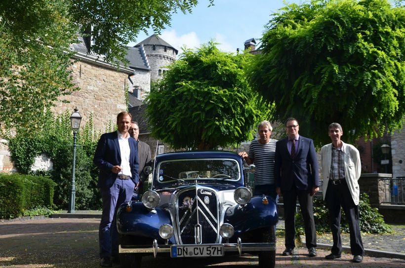 Vertreter der Kommunen und touristischen Organisationen entlang der neuen Erlebnisroute präsentierten den Zusammenschluss historischer Stadt- und Ortskerne. Foto: T. Förster