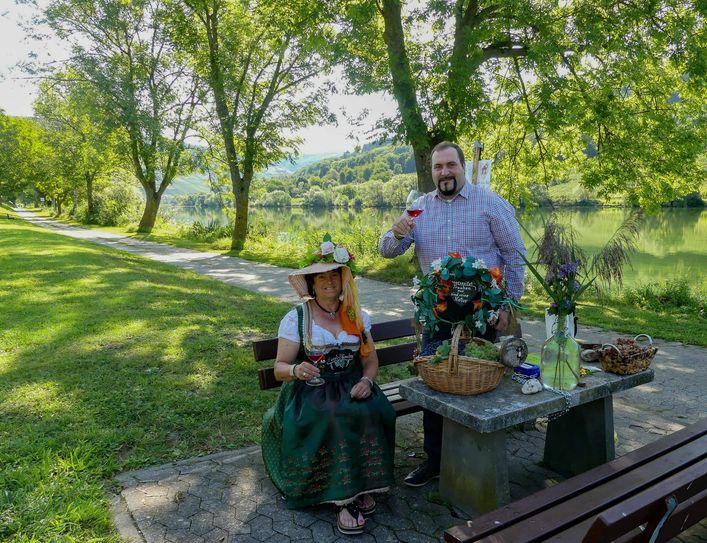 Annegret Erbes wirbt für ihre Heimat.