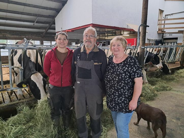 Jeannine Schaaf hat den Breiterscheider Hof von ihren Eltern Hubert und Monika Hermanns übernommen. Am Sonntag laden sie zum Hoffest.