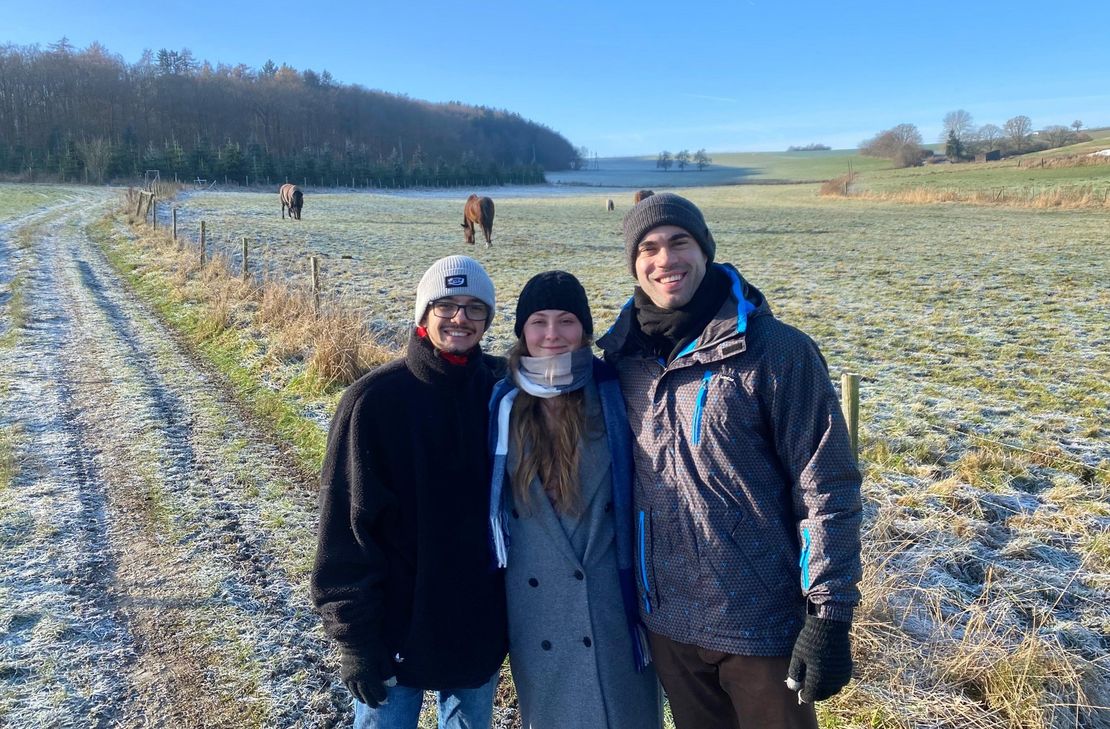 Vinícius Gabriel dos Santos, Malu Neufeldt und Rafael Lange Rabelo waren für fünf Wochen in Deutschland zu Gast, wovon sie zwei Wochen im Rhein-Hunsrück-Kreis verbrachten.