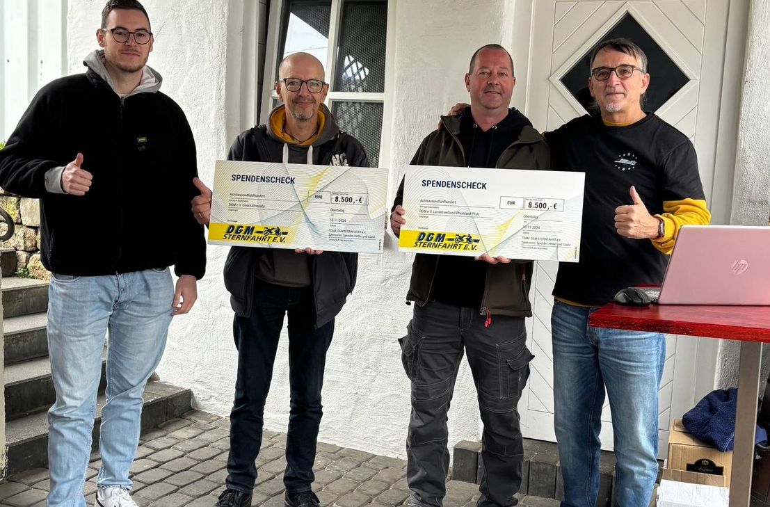 Der Vorstand der DGM e.V. aus Oberbillig von links :
Michael Ernzerhoff ( kommissarischer Kassenwart)
Martin Hanel  (kommissarischer Schriftwart)
Stefan Thein  ( 2.Vorsitzender )
Markus Betz ( 1.Vorsitzender )