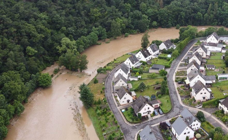 Mitte Juli des vergangenen Jahres führte auch die Nette – hier bei Trimbs – ein extremes Hochwasser.