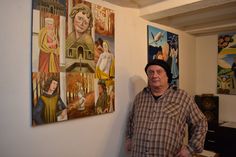 Maler Michael Münch lädt Interessierte zum »Herbstsalon in Geich« ein.