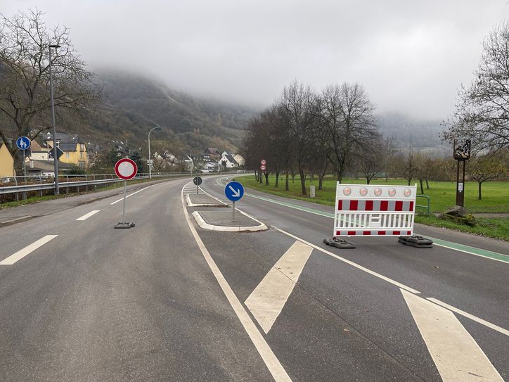 Die Brücke zwischen Senheim und Senhals ist derzeit gesperrt.