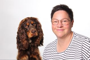 Ein gutes Team: Cocker Spaniel Theo und seine Hundeführerin Sonja Keller.