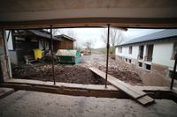 Bilder von den Bauarbeiten ...