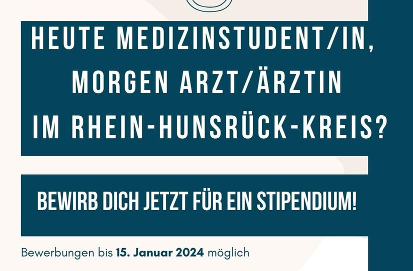 Der Landkreis vergibt erneut fünf Stipendien für Medizinstudierende.