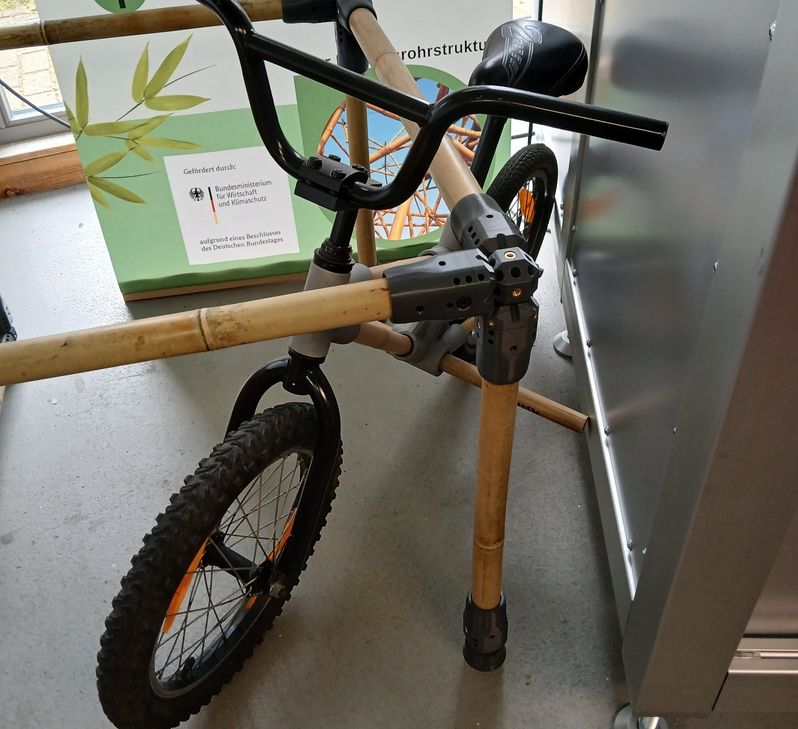 Auch für strapazierfähige Fahrräder ist das natürlich wachsende Material geeignet.