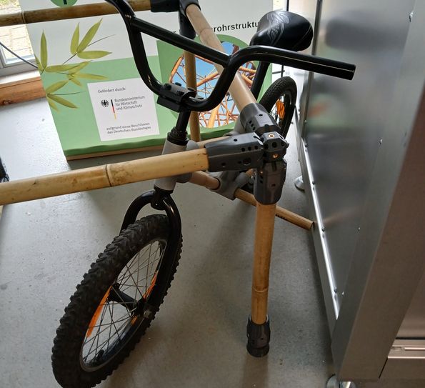 Auch für strapazierfähige Fahrräder ist das natürlich wachsende Material geeignet.