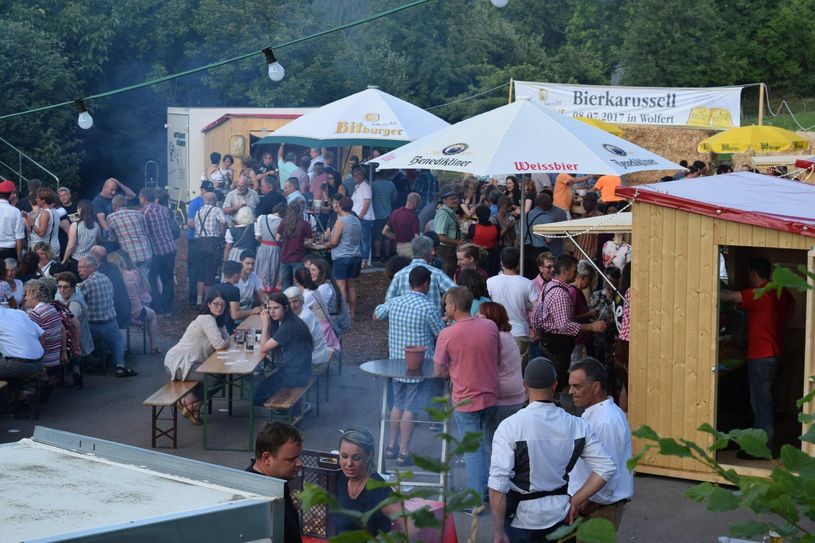 In Wolfert dreht sich wieder das Bierkarussell.