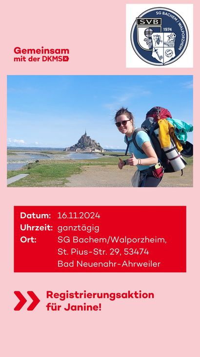 Jeder kann sich bis zum Alter von 60 Jahren typisieren lassen.