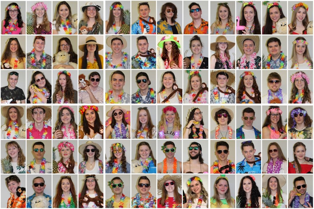 In diesem konnten die Abiturienten aufgrund der Corona-Situation kein gemeinsames Abschlussbild fotografieren. Foto: GSG Daun