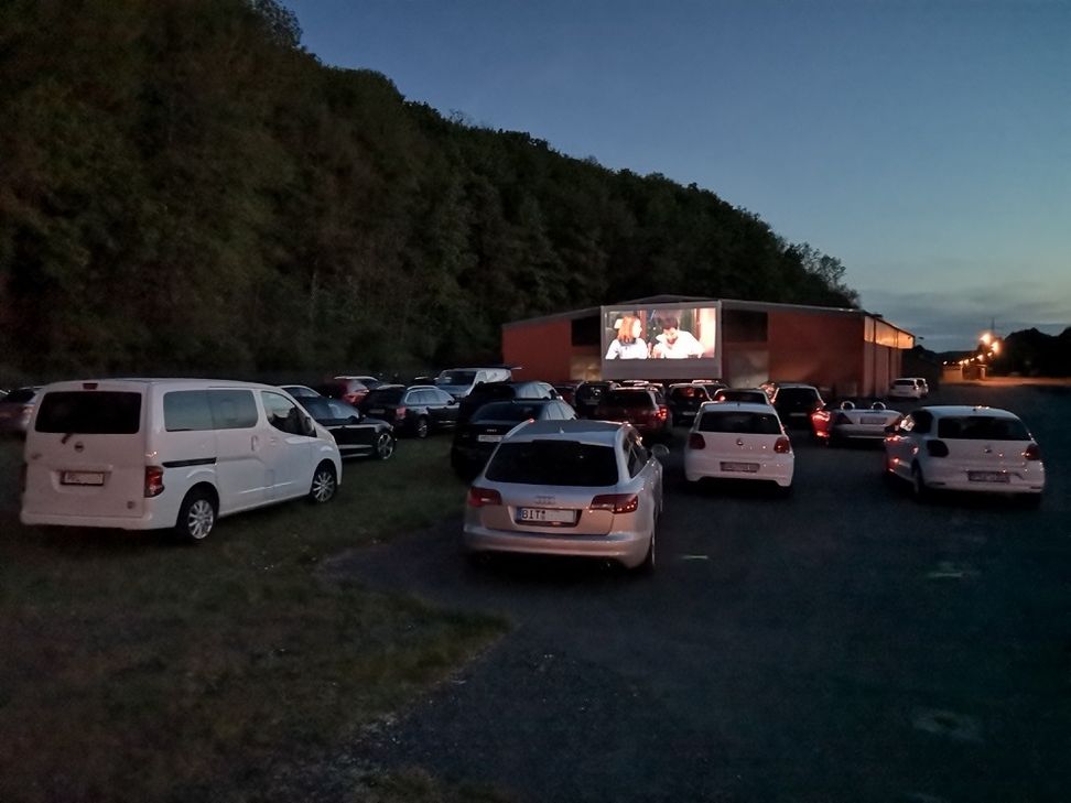 Premiere des Autokinos in Prüm. Fotos: Stadt Prüm