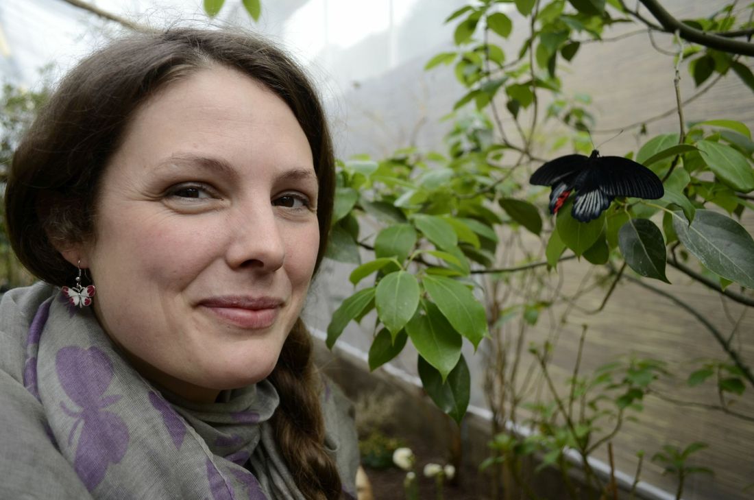 Ulla Große Meininghaus erfüllte sich mit dem Schmetterlingsgarten Eifalia einen Traum.