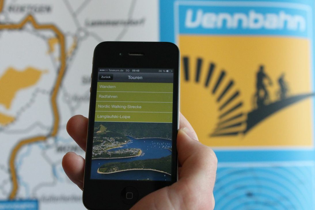 Die Touren-App der StädteRegion erfreut sich steigender Beliebtheit. Schon auf über 17.000 Handys ist der praktische Begleiter installiert, mit dem auch der Vennbahnradweg zu erkunden ist.