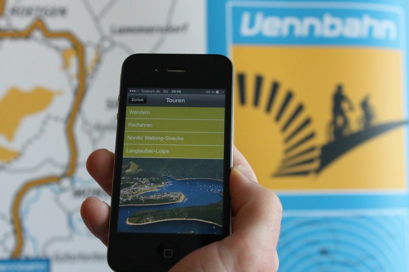 Die Touren-App der StädteRegion erfreut sich steigender Beliebtheit. Schon auf über 17.000 Handys ist der praktische Begleiter installiert, mit dem auch der Vennbahnradweg zu erkunden ist.