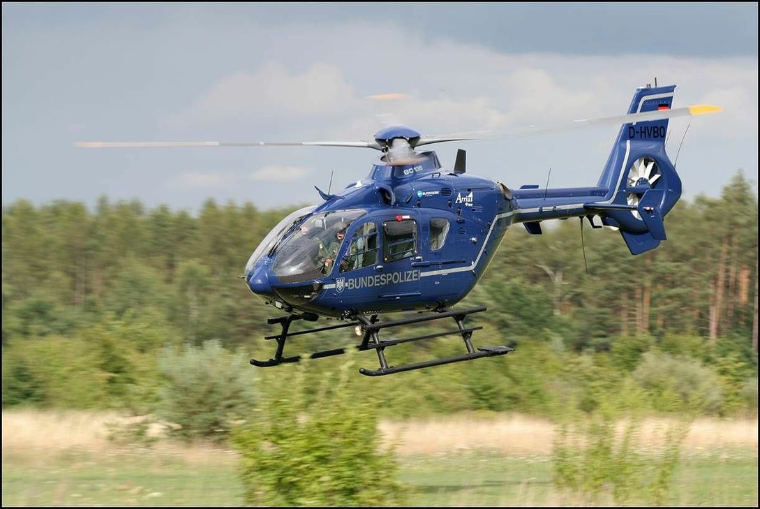Auch die Bundespolizei übt in der Eifel.