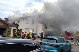 Dachstuhlbrand in Dürscheven