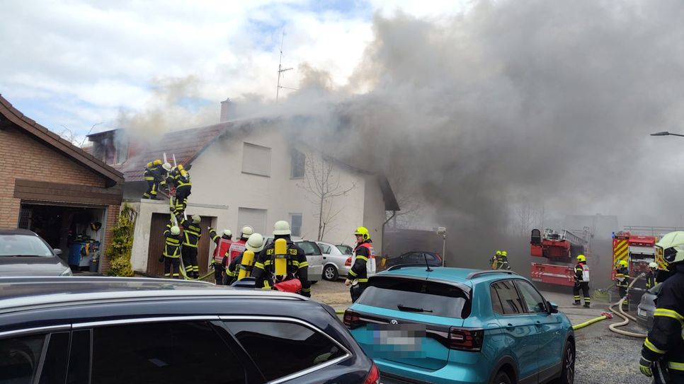 Dachstuhlbrand in Dürscheven