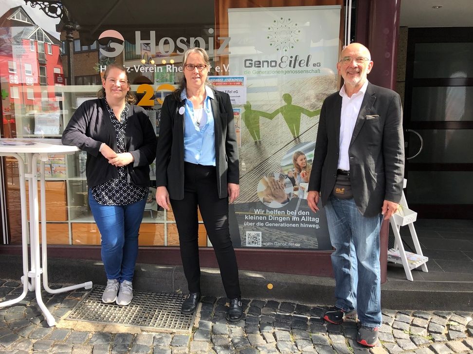 Die GenoEifel präsentierte sich beim Heimatfest und warb um neue Mitglieder.