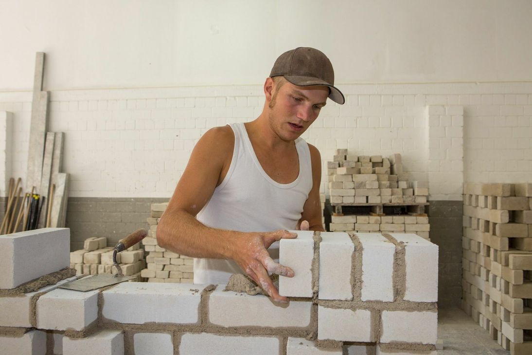 Marvin Schmitz aus Hambuch hatte bei den Maurern die Nase vorn.