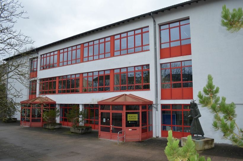 Am St.-Willibrord-Gymnasium  stehen große bauliche Veränderungen an.                    Foto: S. Schönhofen