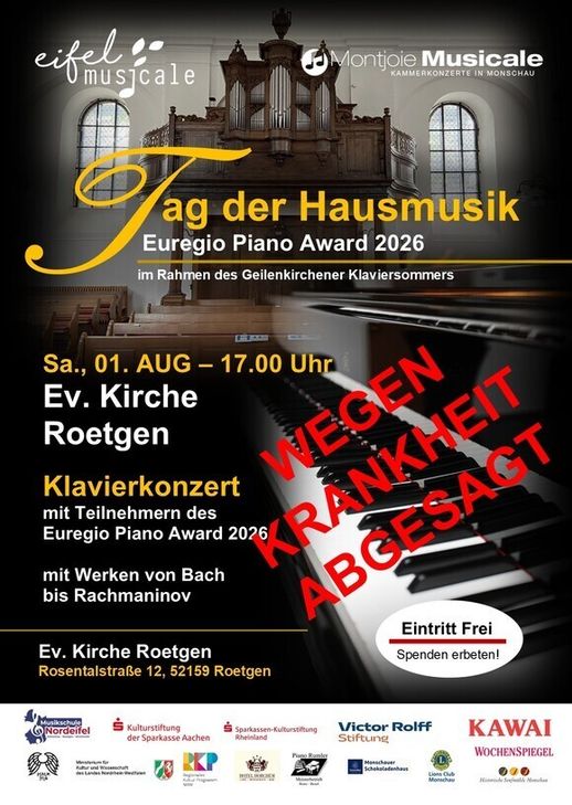 Plakat zum Konzert