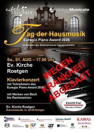 Plakat zum Konzert