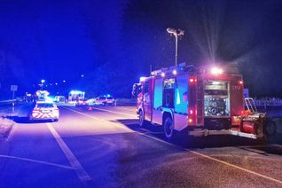 Mehr als 50 Minuten lang kämpften die Helfer am Samstagabend auf der B41 um das Leben des Mannes.