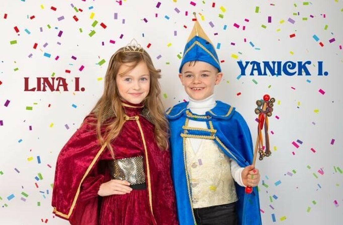 Das diesjährige Prinzenpaar des Karnevalsvereins »EES Kanna« Mettendorf - Prinzessin Lina I. und Prinz Yanick I.