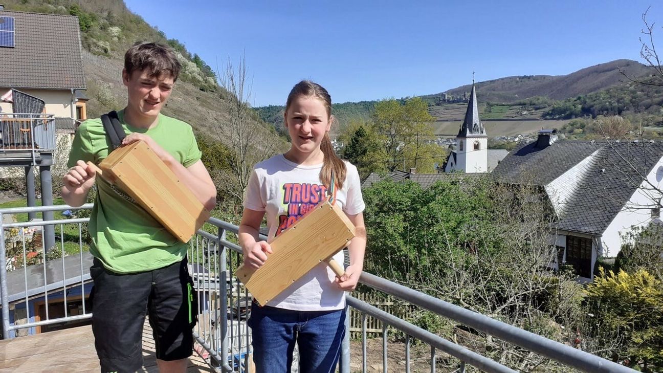 Kläppern in Löf einmal ganz anders - doch es klappte. Foto: privat