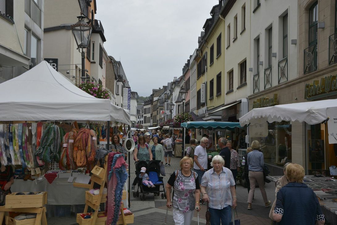 Solch ein Bild vom Laurentius-Markt wird es in diesem Jahr nicht geben. Archiv-Foto: Kruft
