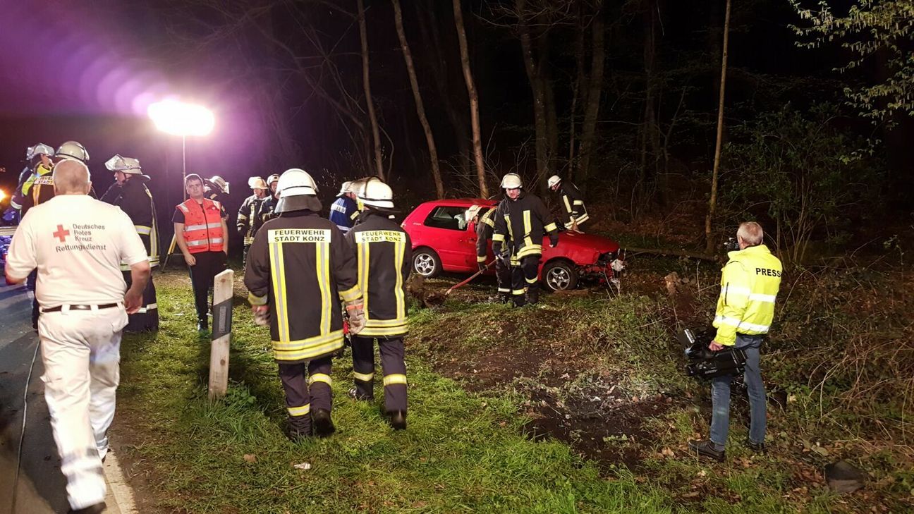 Verkehrsunfall auf der B51: Autofahrer schwer verletzt. Foto: Agentur Siko