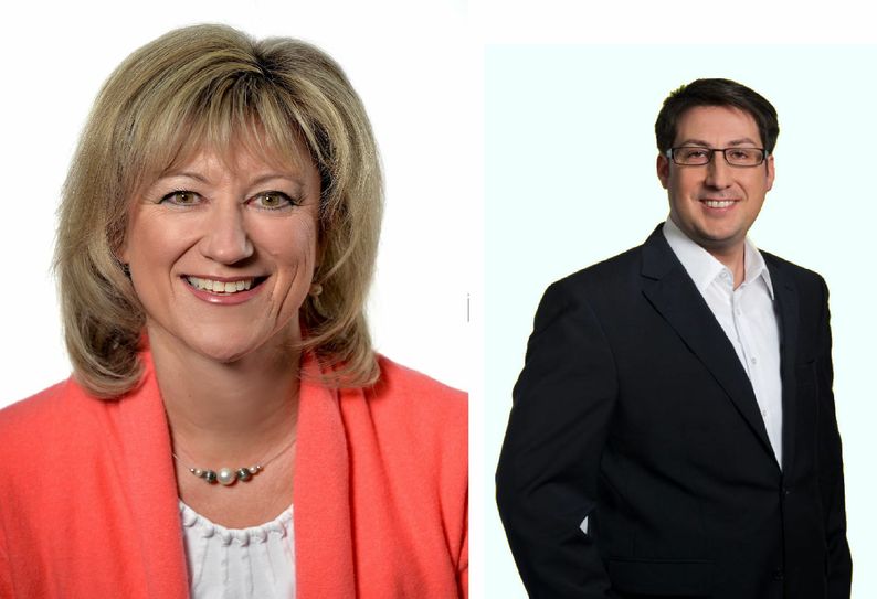 Politisch kurz vor dem Hafen der »Ehe«? CDU-Chefin Anke Beilstein und der FDP-Kreischef Jürgen Hoffmann.