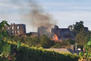 Am Ulmener Burgberg ist am Mittwochabend, 24. August, ein brand ausgebrochen.