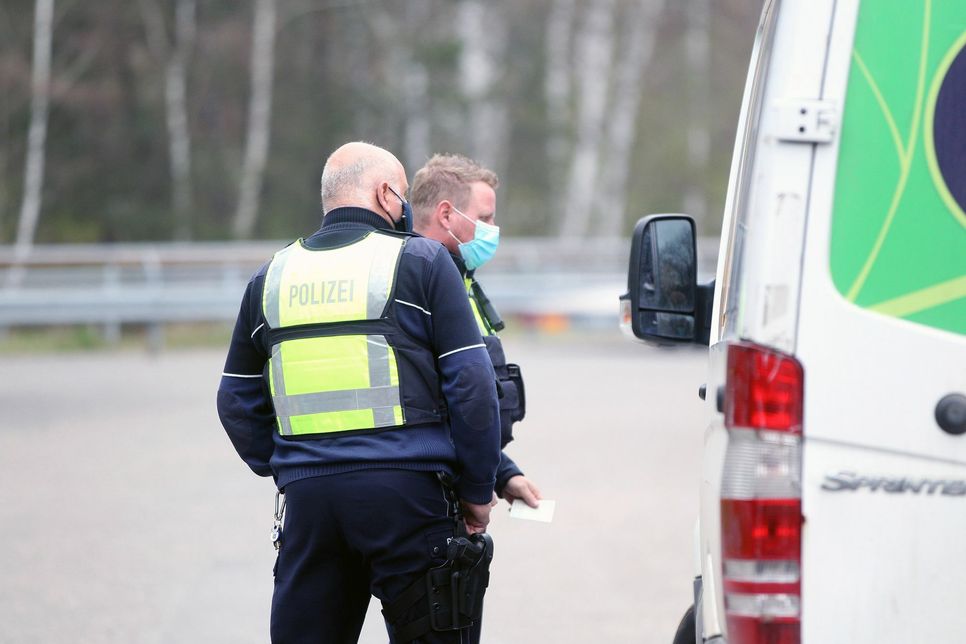 Die Kreispolizeibehörde Euskirchen beteiligte sich am grenzüberschreitenden Fahrdungs- und Kontrolltag. Foto: Polizei