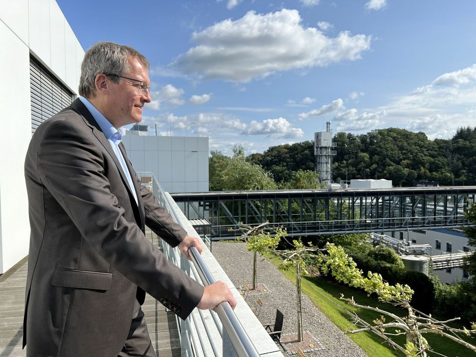 100 Jahre Peter Greven: Der Geschäftsführer Peter Greven leitet heute die Geschicke des Iversheimer Familienunternehmens.