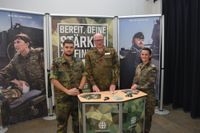 Karriereberatungsbüro der Bundeswehr Bonn bei der Euskirchener Job- und Ausbildungsmesse 2025