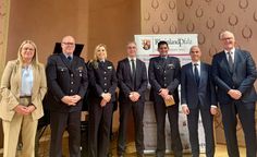 v.l.n.r. Anja Rakowski, Dominik Sienkiewicz, Romy Berger, Andreas Thieltges, Matthias Pauly, Patrick Niegisch, Dietmar Braun.