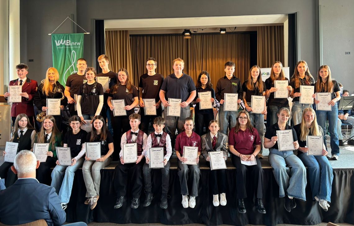 Erfolgreiche D1-Prüflinge