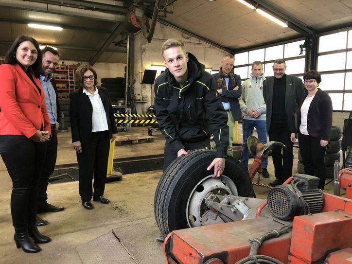 Das Unternehmen Balter in Losheim beschäftigt nicht nur 18 Auszubildende, sondern zählt unter anderem zu den großen Spezialisten im Bahnbau in Deutschland. mn-Fotos