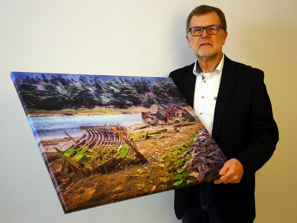 Karlheinz Günther präsentiert im Brüderkrankenhaus Trier 32 Fotografien von verlassenen Orten in Trier, Mainz, Griechenland oder Italien. Foto: Privat